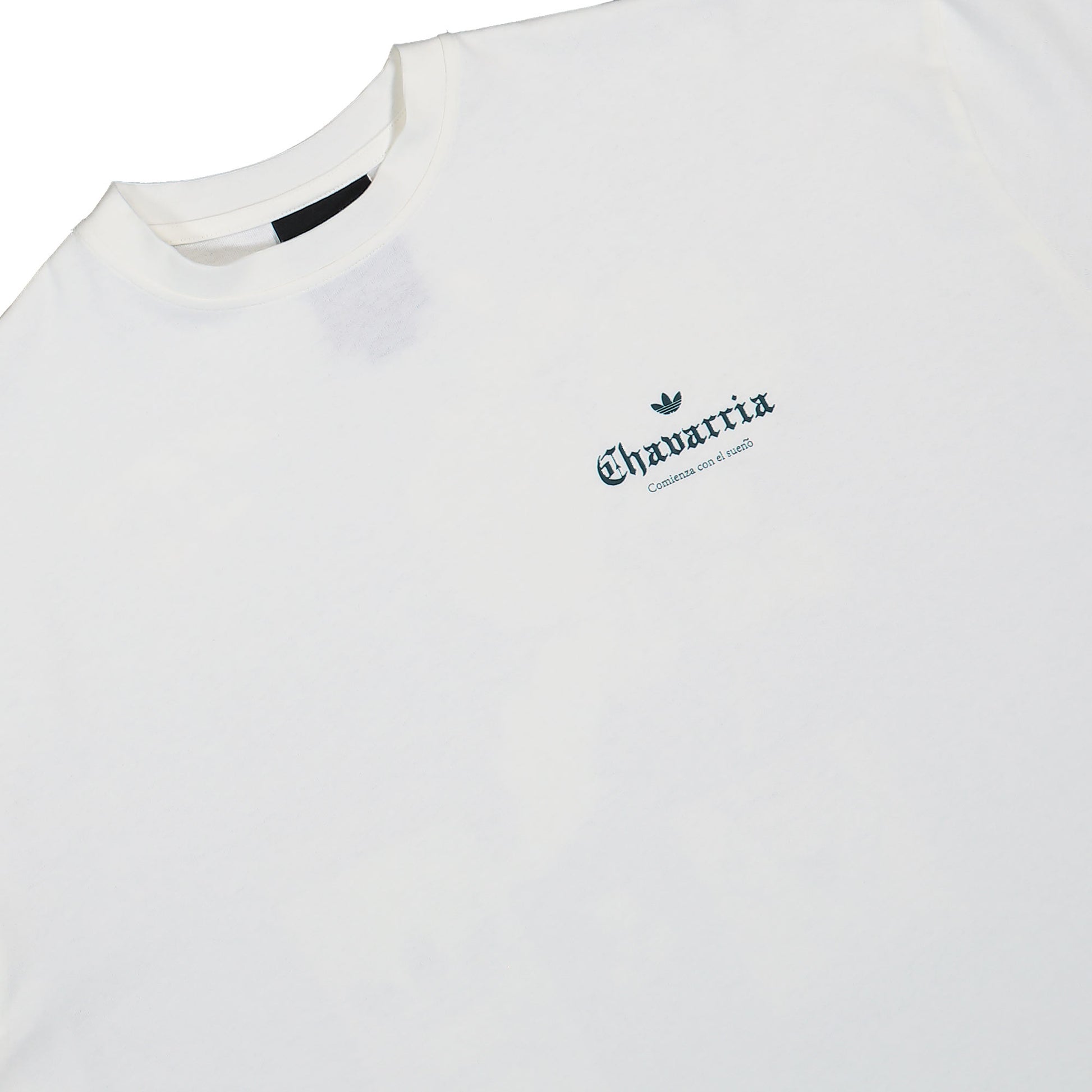 Willy Chavarria x adidas Graphic Tee  Off White T-Shirts KY7707 Detail View 3 | GATE
