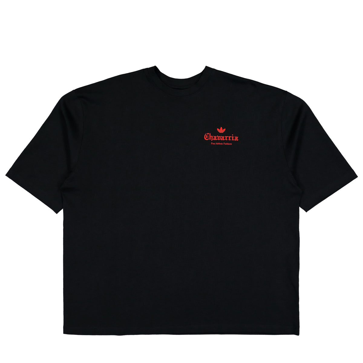 Willy Chavarria x adidas  Dark Rose Tee Black / Red T-Shirts KZ3115 Detail View 1 | GATE

