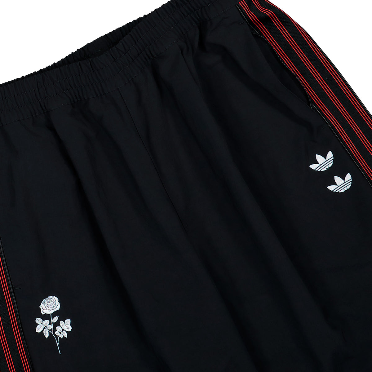 Willy Chavarria x adidas  Woven Track Pant Black Sweat & Track Pants KZ3118 Detail View 4 | GATE
