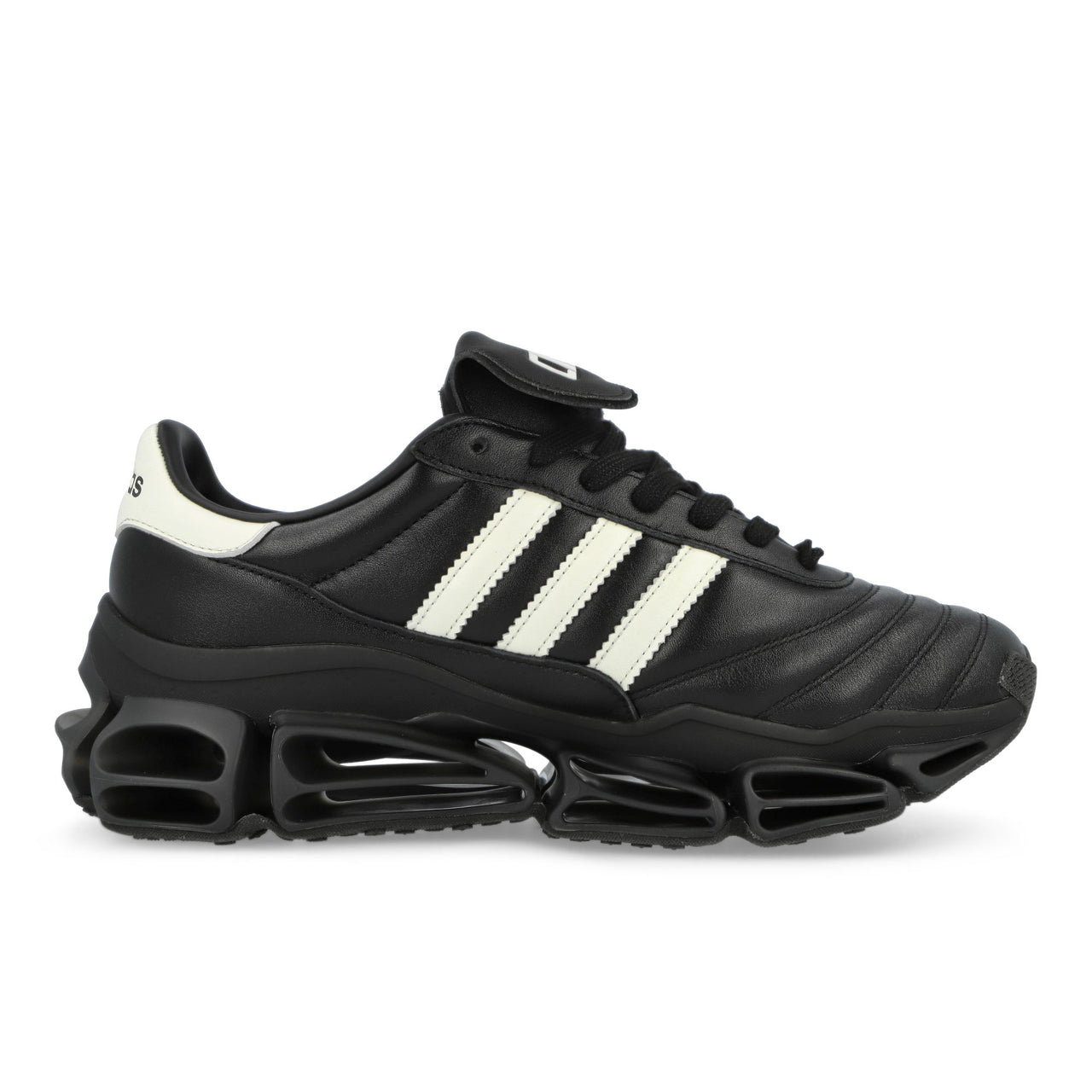 Willy Chavarria x adidas Megaride  Core Black / Off White / Core Black Low Top Sneaker KZ8743 Detail View 1 | GATE
