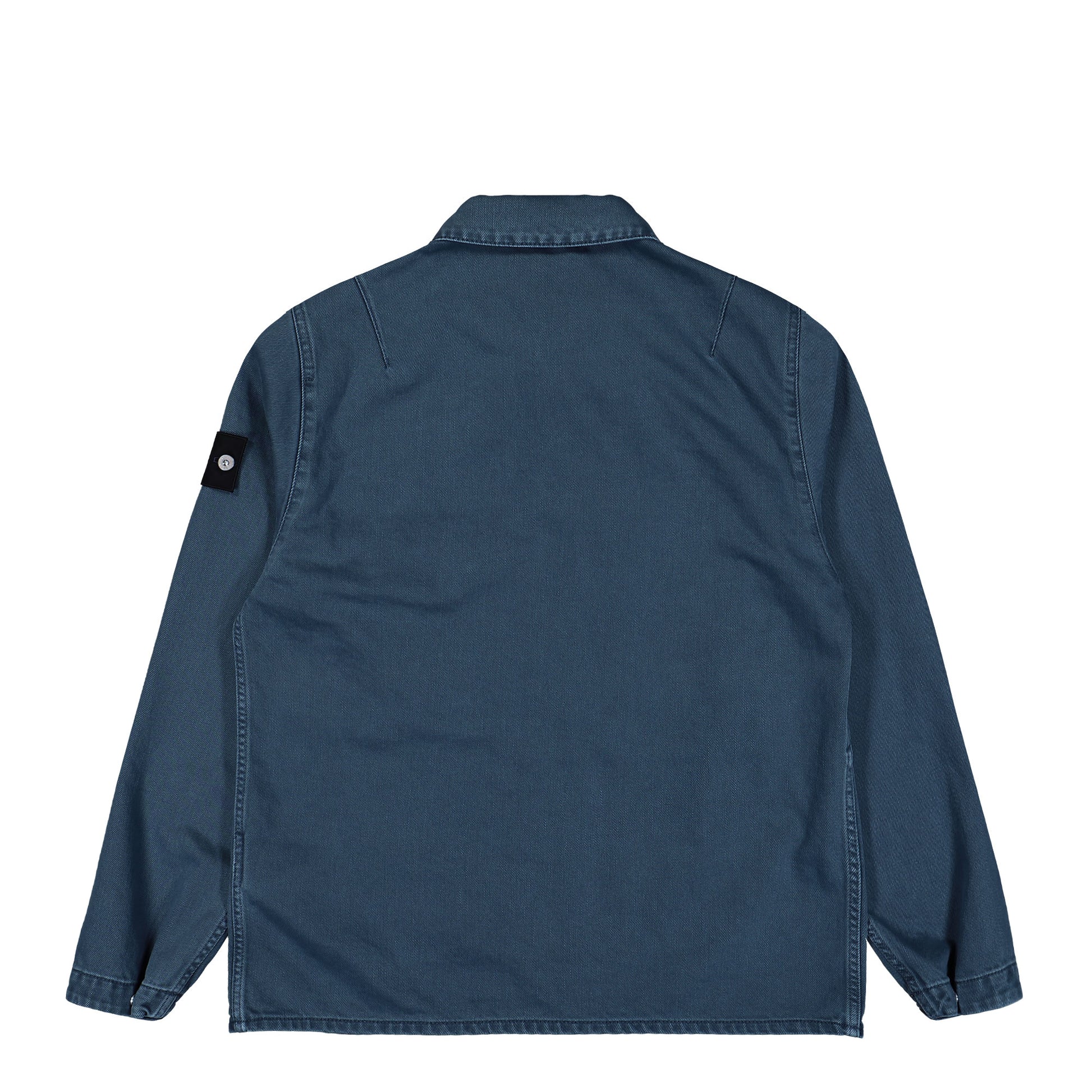 Stone Island Light Bull Denim Indigo TC Shirt Indigo  Shirts L1S141200001-S0J18 V0021 Detail View 2 | GATE
