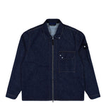 Stone Island Indigo Denim Rinsed Shirt Blue Rinse Shirts L1S141200002-S00J7-VJ201 Detail View 1 | GATE
