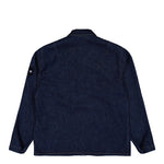Stone Island Indigo Denim Rinsed Shirt Blue Rinse Shirts L1S141200002-S00J7-VJ201 Detail View 2 | GATE

