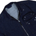 Stone Island Indigo Denim Rinsed Shirt Blue Rinse Shirts L1S141200002-S00J7-VJ201 Detail View 3 | GATE
