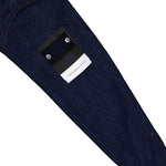 Stone Island Indigo Denim Rinsed Biker Jacket Blue Rinse Jackets L1S144100006-S00J7 VJ201 Detail View 5 | GATE

