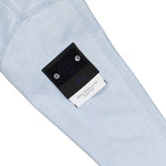 Stone Island Indigo Denim Ultra Bleached Biker Jacket Blue Extra Bleach Jackets L1S144100006-S00J9 VJ203 Detail View 5 | GATE
