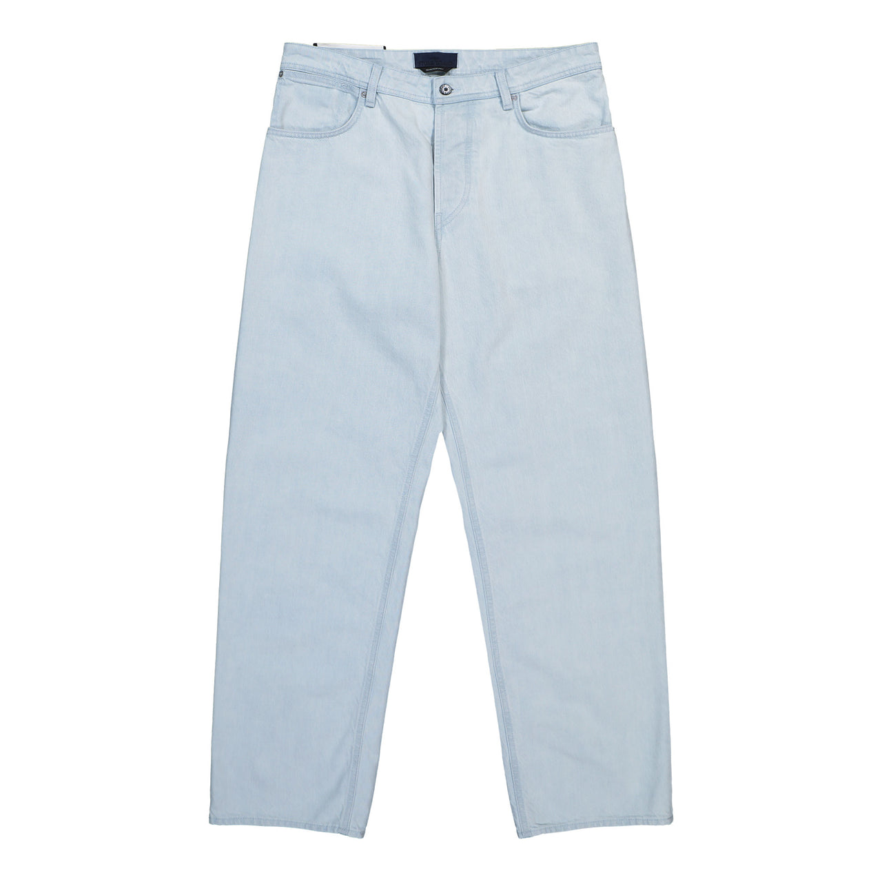 Stone Island Indigo Denim Ultra Bleach Pant Blue Extra Bleach Denim L1S14J100006-S00J9 VJ203 Detail View 1 | GATE
