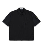 Stone Island Nylon Metal In Econyl Shirt Black  Shirts L1S151200028-S0019 V0029 Detail View 1 | GATE
