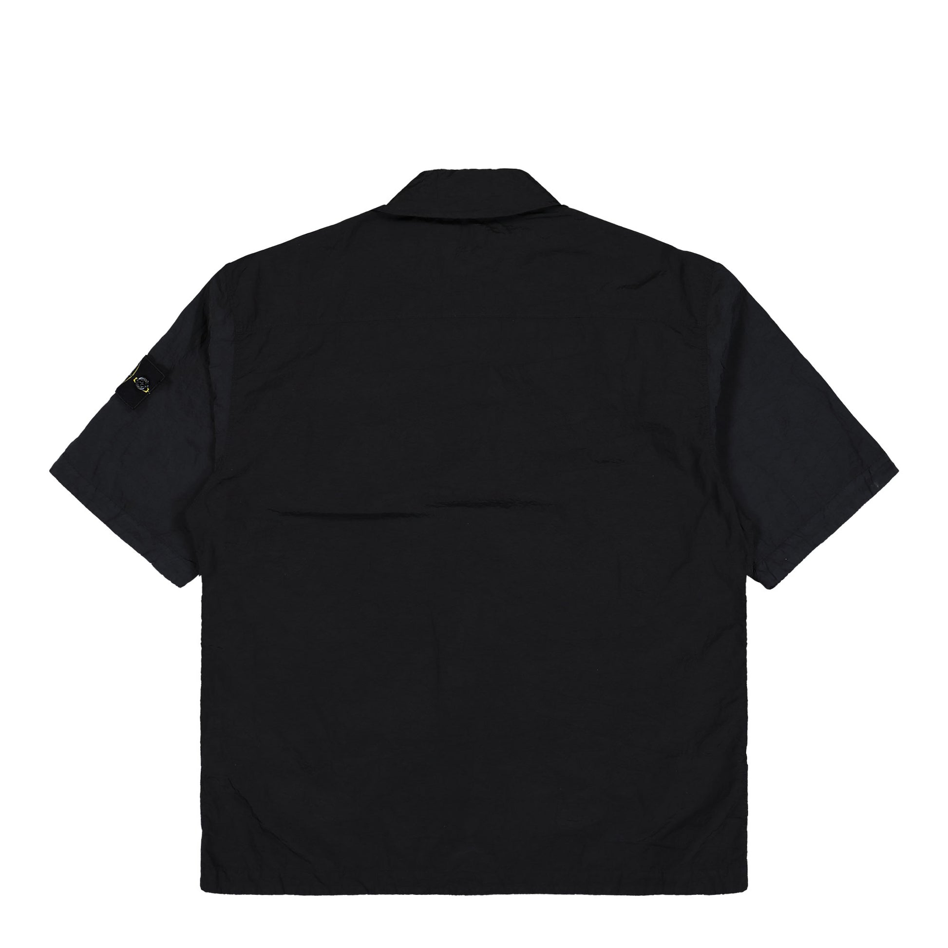 Stone Island Nylon Metal In Econyl Shirt Black  Shirts L1S151200028-S0019 V0029 Detail View 2 | GATE
