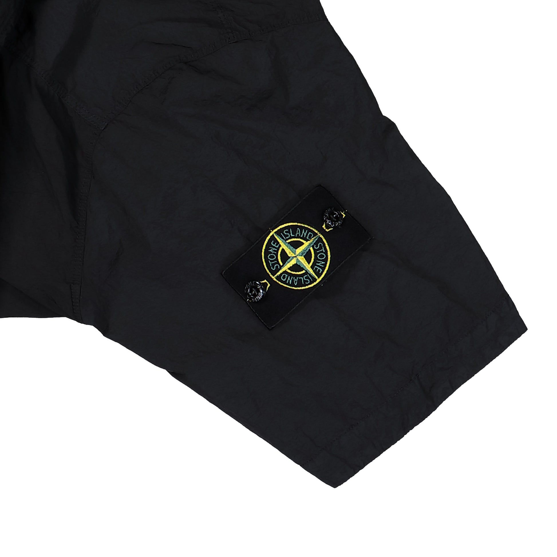 Stone Island Nylon Metal In Econyl Shirt Black  Shirts L1S151200028-S0019 V0029 Detail View 4 | GATE
