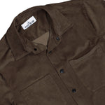 Stone Island Overshirt Shadow Brown Shirts L1S151200040-S0144 V007C Detail View 3 | GATE
