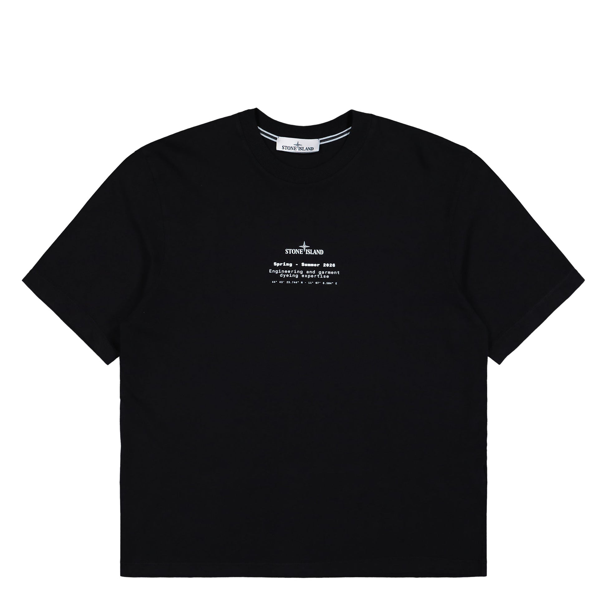 Stone Island Organic Cotton T-Shirt Black T-Shirts L1S152100001-S0285 V0029 Detail View 1 | GATE

