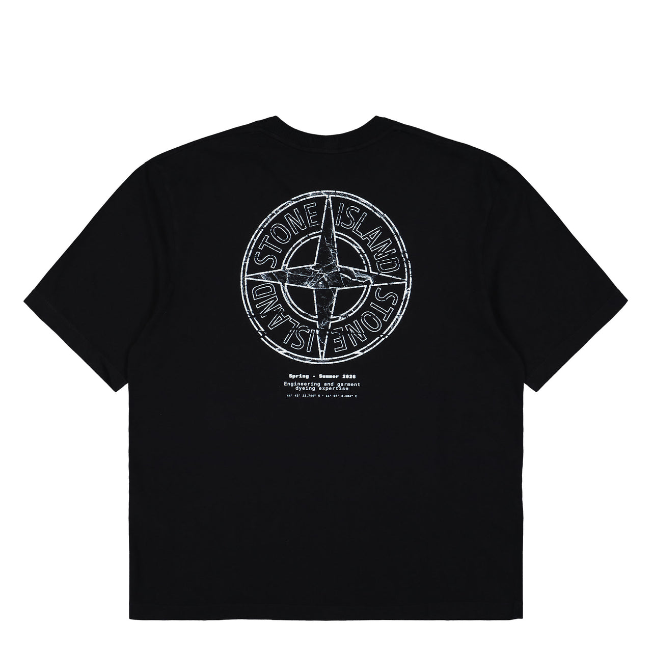 Stone Island Organic Cotton T-Shirt Black T-Shirts L1S152100001-S0285 V0029 Detail View 1 | GATE
