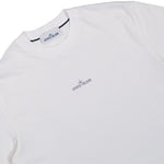 Stone Island Organic Cotton T-Shirt White T-Shirts L1S152100001-S0374 V0001 Detail View 3 | GATE
