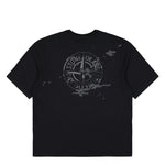 Stone Island Organic Cotton T-Shirt Black T-Shirts L1S152100001-S0E14 V0029 Detail View 2 | GATE
