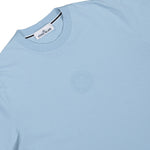 Stone Island Organic Cotton T-Shirt Dust Blue T-Shirts L1S152100001-S0E14 V004A Detail View 3 | GATE
