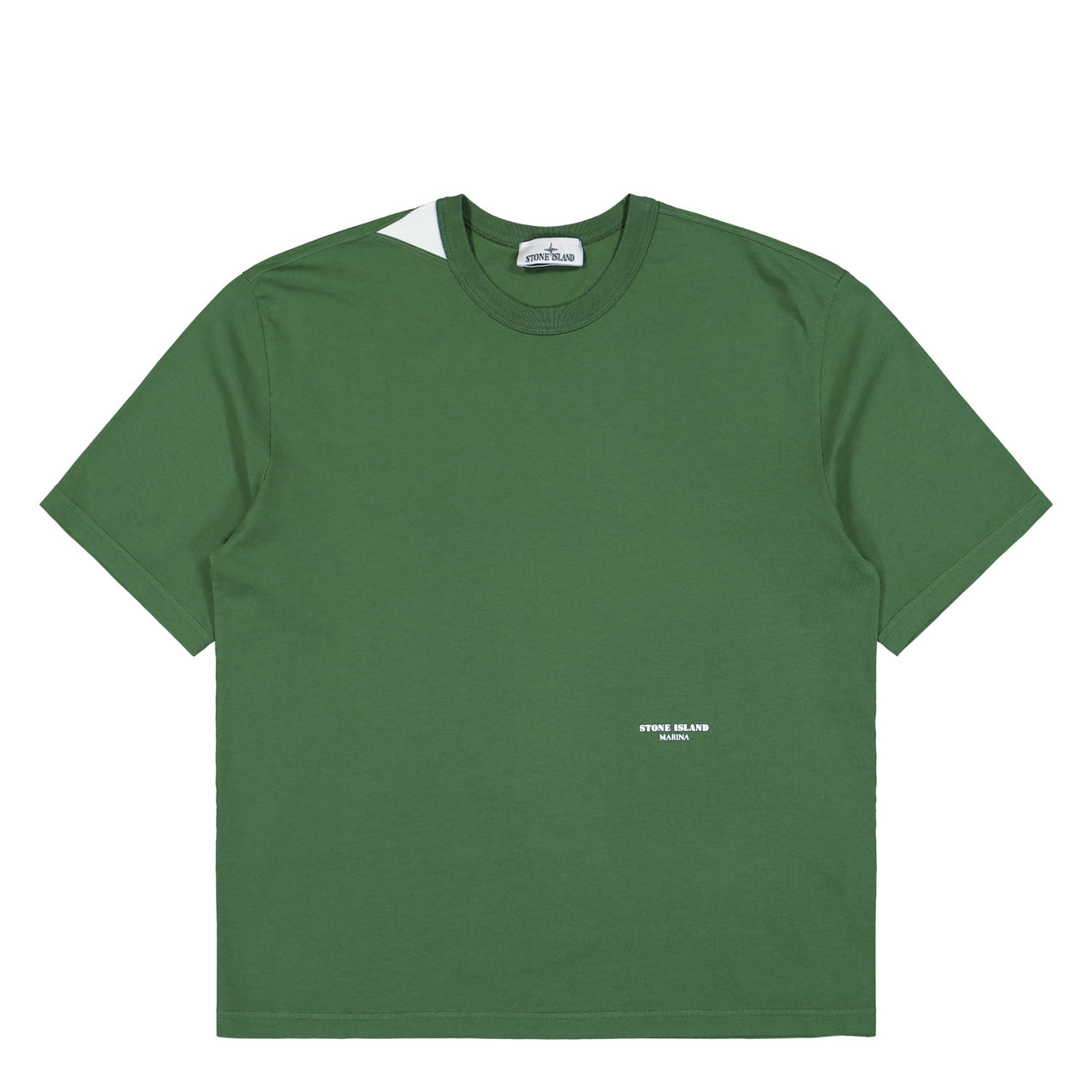 Stone Island SS Marina T-Shirt Green  T-Shirts L1S152100018-S0X16 V005I Detail View 1 | GATE
