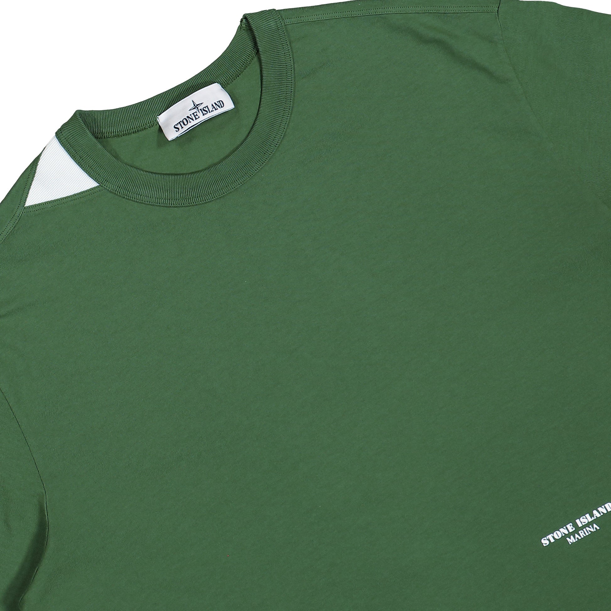 Stone Island SS Marina T-Shirt Green  T-Shirts L1S152100018-S0X16 V005I Detail View 3 | GATE
