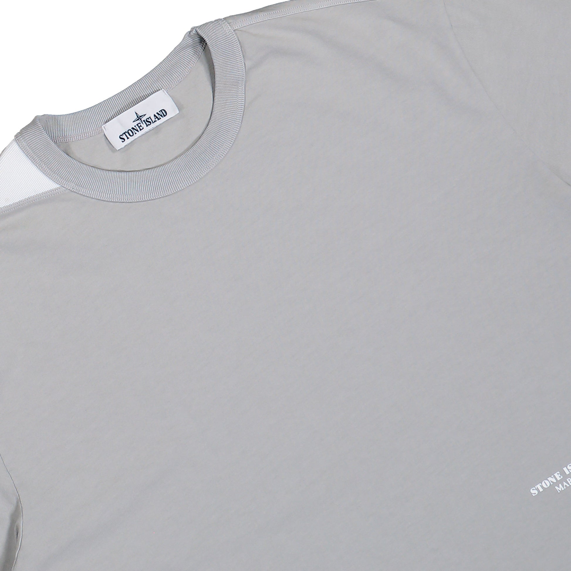 Stone Island SS Marina T-Shirt Gravel Gray T-Shirts L1S152100018-S0X16 V006C Detail View 3 | GATE
