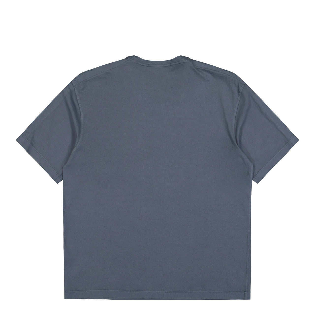 Stone Island Combed Organic Cotton Jersey T-Shirt Blue Grey T-Shirts L1S152100025-S0115 V002D Detail View 1 | GATE
