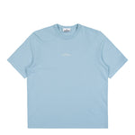 Stone Island Combed Organic Cotton Jersey T-Shirt Powder Blue T-Shirts L1S152100025-S0115 V004A  Detail View 1 | GATE
