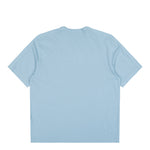 Stone Island Combed Organic Cotton Jersey T-Shirt Powder Blue T-Shirts L1S152100025-S0115 V004A  Detail View 2 | GATE
