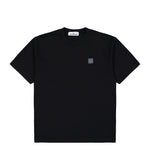 Stone Island Combed Organic Cotton T-Shirt Black  T-Shirts L1S152100030-S0115 V0029 Detail View 1 | GATE
