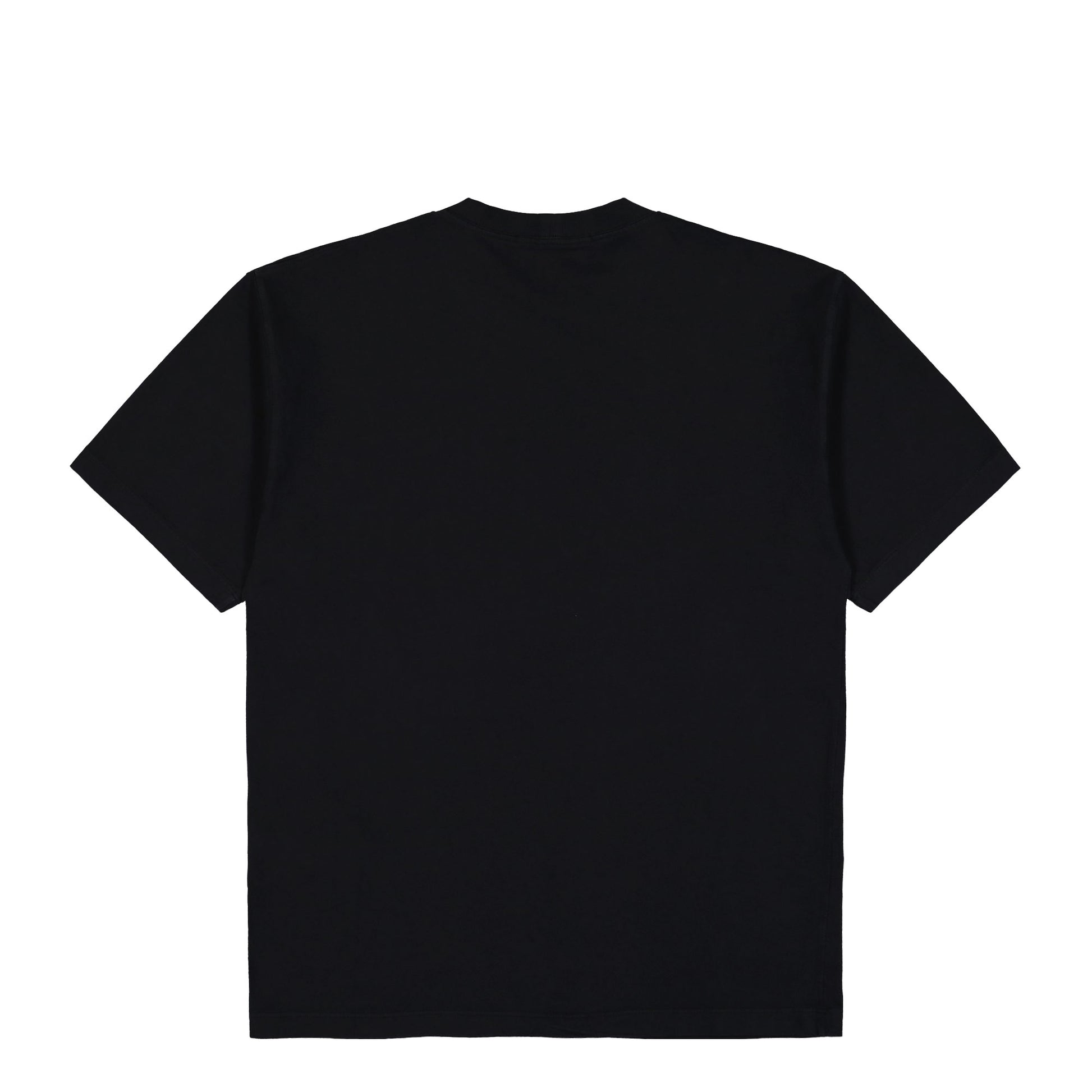 Stone Island Combed Organic Cotton T-Shirt Black  T-Shirts L1S152100030-S0115 V0029 Detail View 2 | GATE
