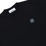 Stone Island Combed Organic Cotton T-Shirt Black  T-Shirts L1S152100030-S0115 V0029 Detail View 3 | GATE
