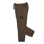 Stone Island Mercerised Organic Cotton Ripstop Cargo Pant Shadow Brown Pants L1S153100007-S0298 V007C Detail View 3 | GATE
