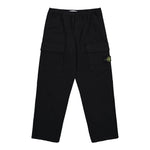 Stone Island Stretch Organic Cotton Twill Cargo Pant Black Pants L1S153100020-S0A10 V0029 Detail View 1 | GATE
