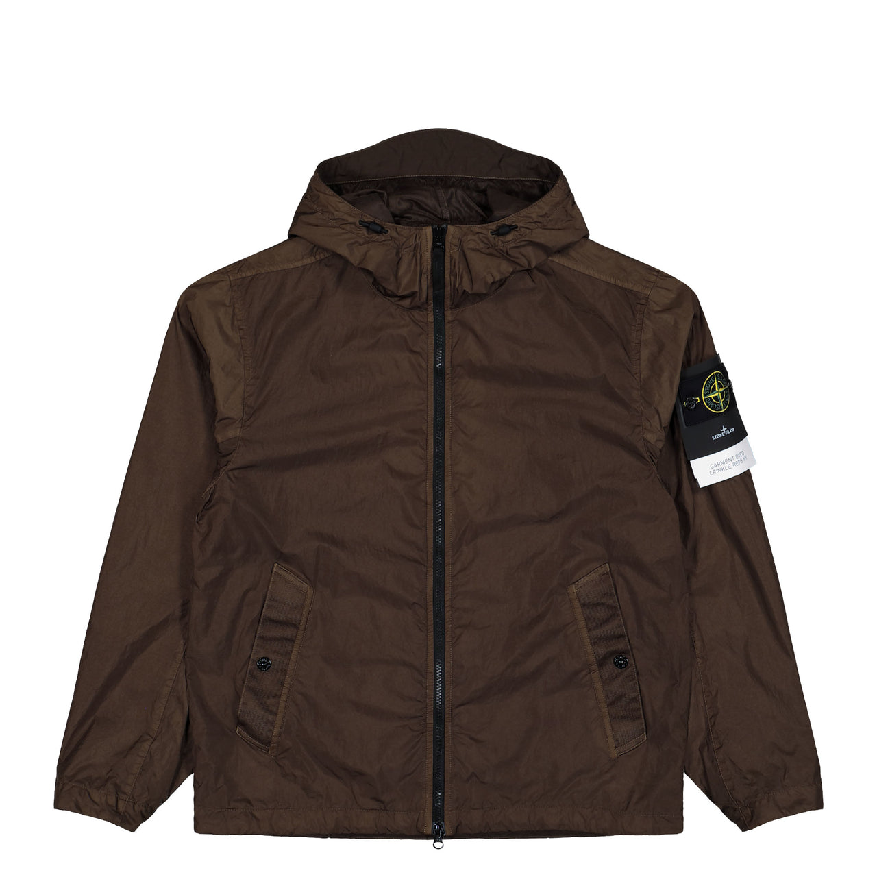 Stone Island Garment Dyed Crinkle Reps NY Jacket Umber  Jackets L1S154100001-S0A23 V007C Detail View 1 | GATE

