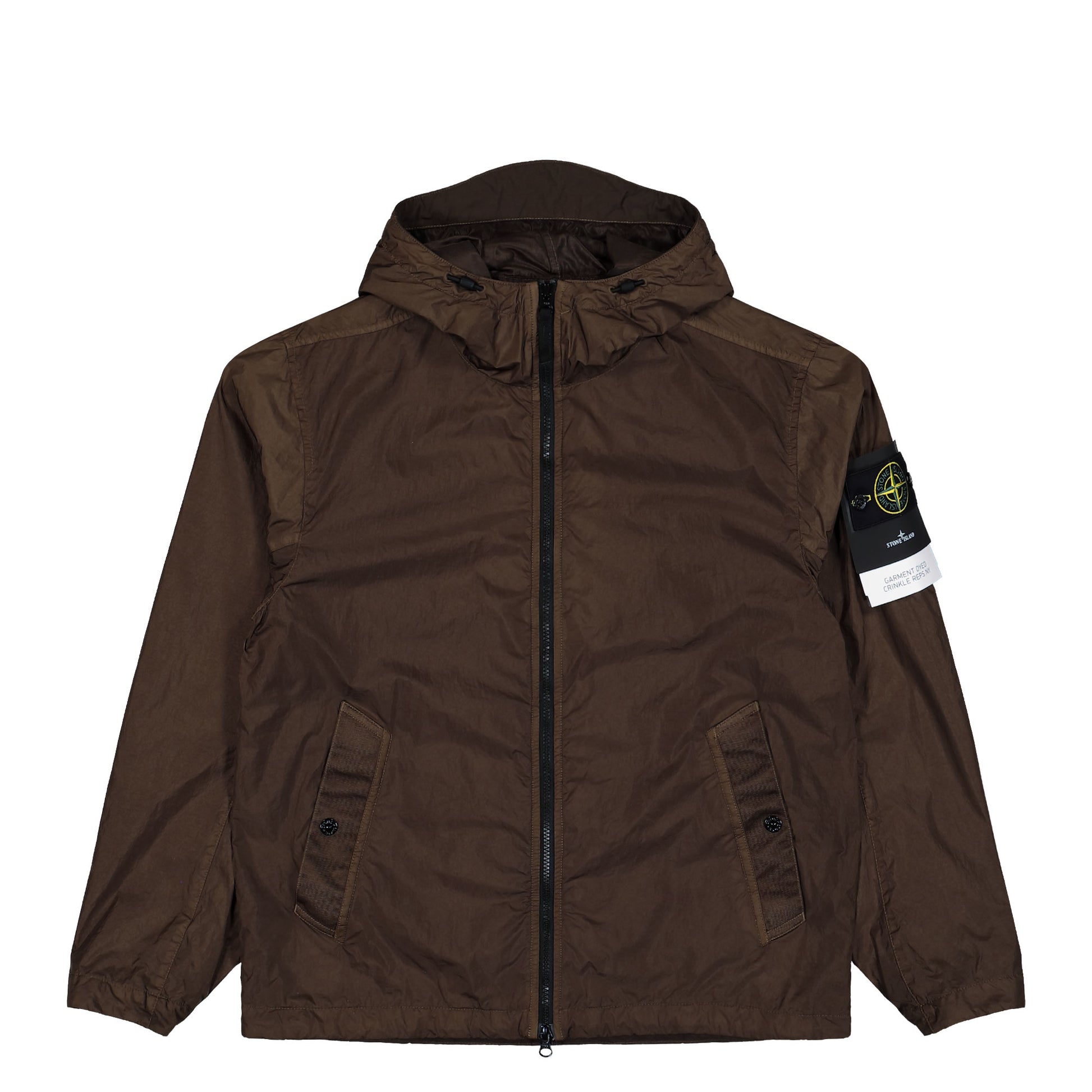 Stone Island Garment Dyed Crinkle Reps NY Jacket Umber  Jackets L1S154100001-S0A23 V007C Detail View 1 | GATE