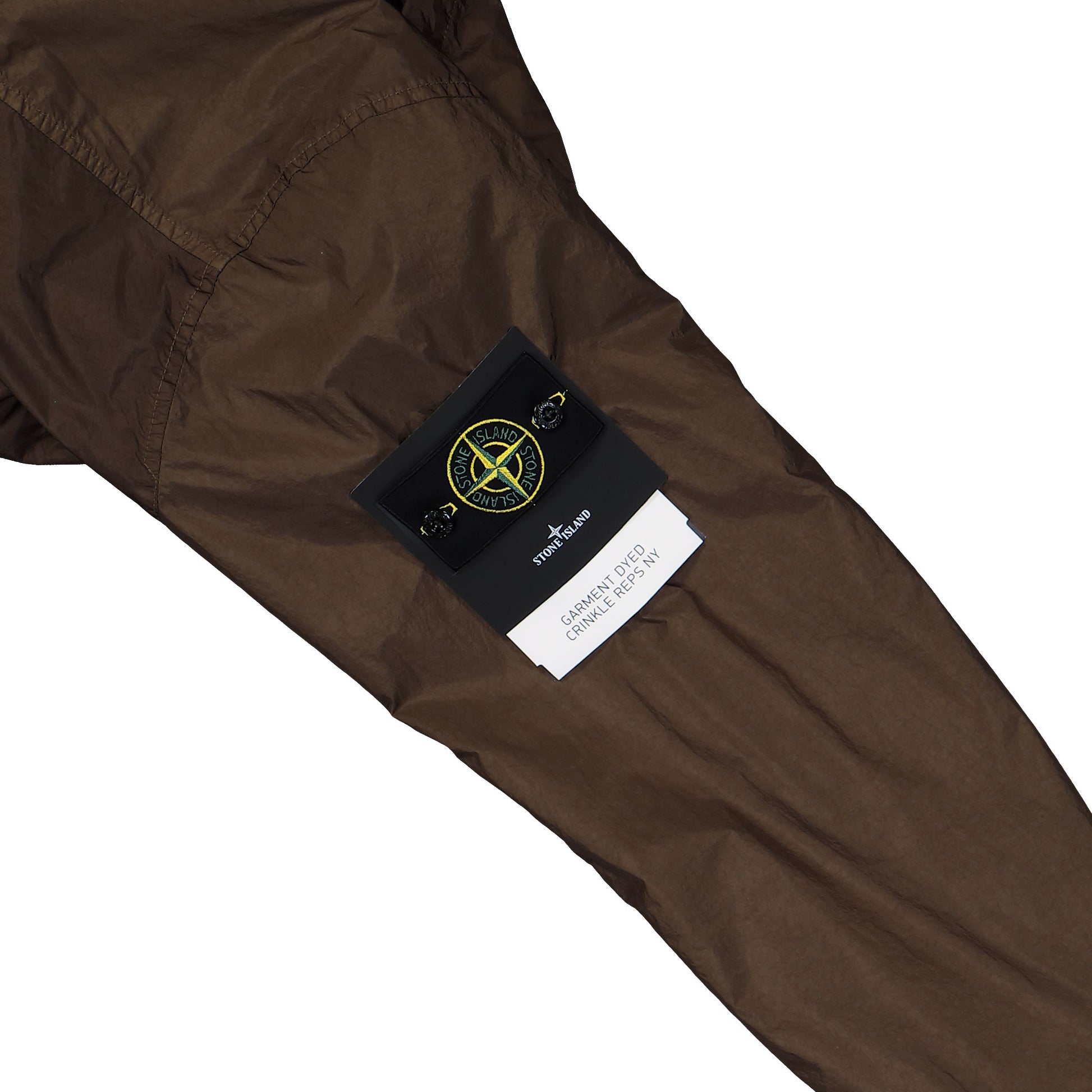 Stone Island Garment Dyed Crinkle Reps NY Jacket Umber  Jackets L1S154100001-S0A23 V007C Detail View 5 | GATE