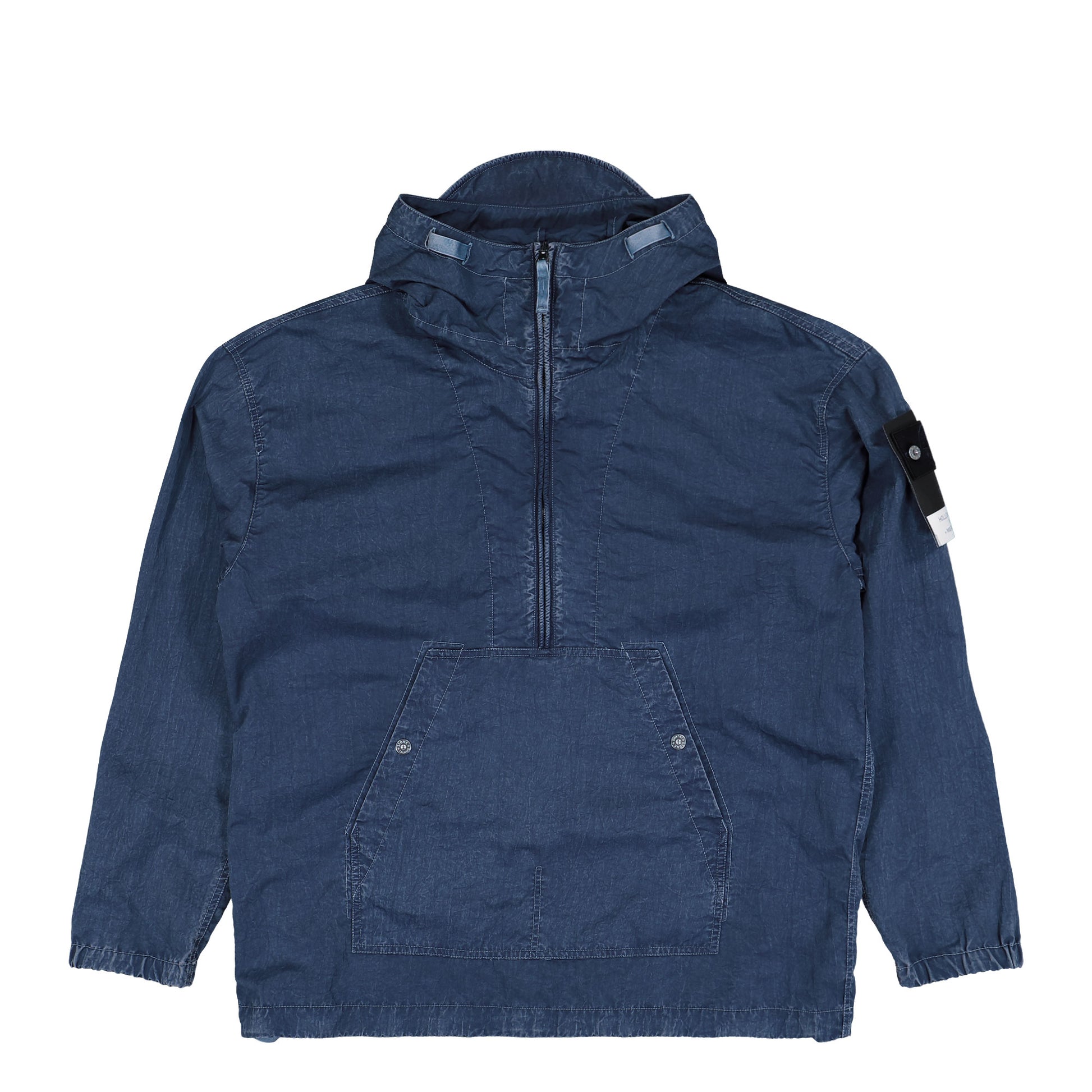 Stone Island Hollow Fibre Nylon Indigo TC Marmo Corrosion Jacket Indigo  Jackets L1S144100005-S0J19 V0021 Detail View 1 | GATE
