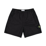 Stone Island Stretch Cotton Tela Paracadute Shorts Black  Shorts L1S15L100017-S0003 V0029 Detail View 1 | GATE
