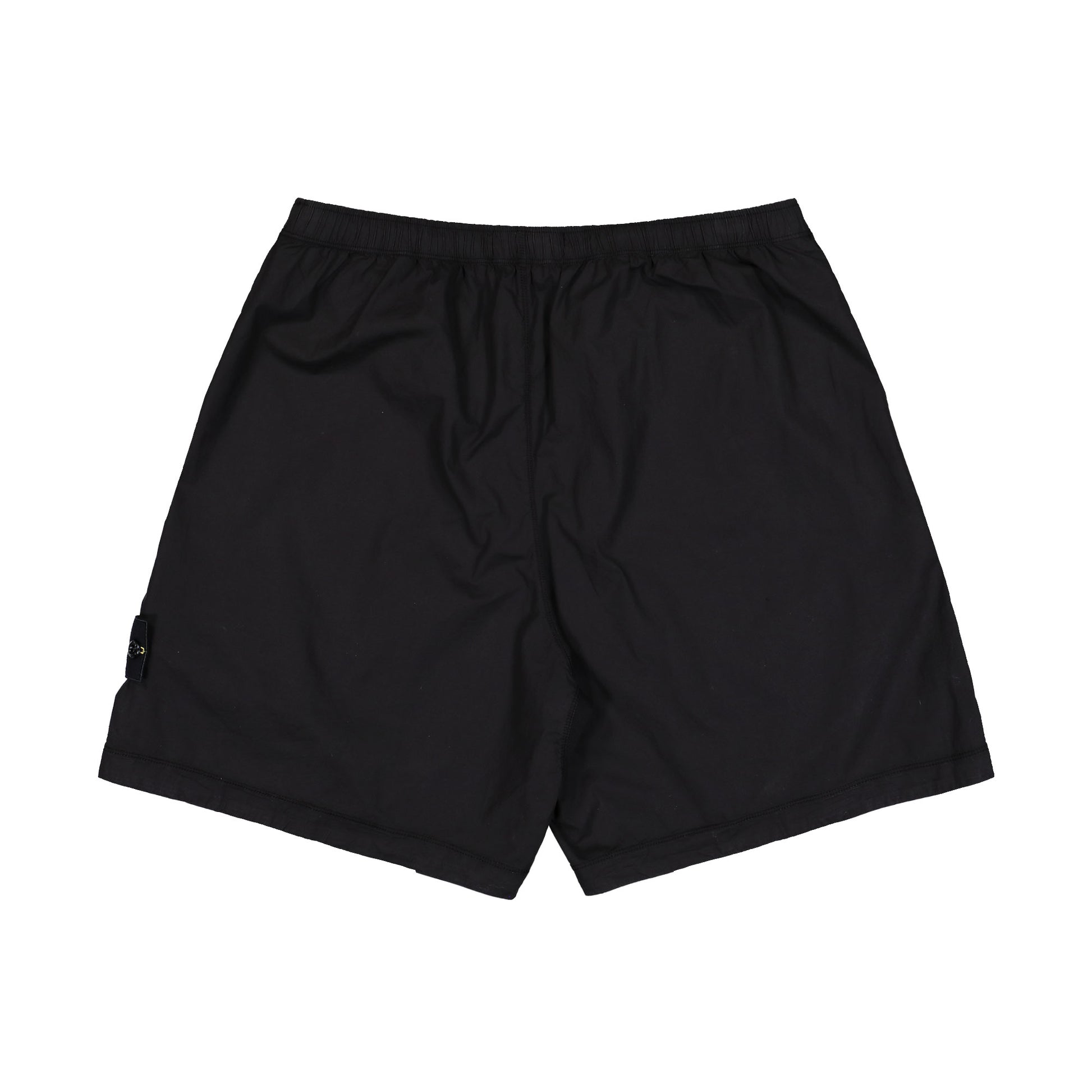 Stone Island Stretch Cotton Tela Paracadute Shorts Black  Shorts L1S15L100017-S0003 V0029 Detail View 2 | GATE
