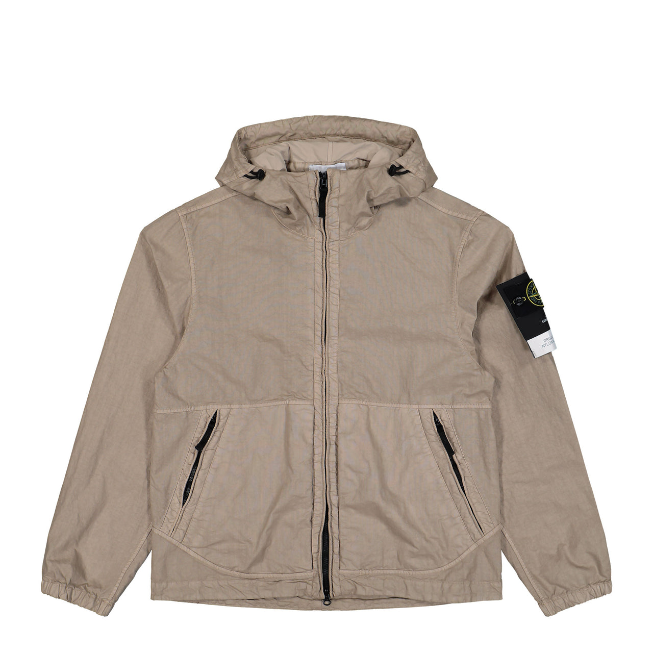 Stone Island Organic Look Nylon Panama-TC Jacket Desert  Jackets L1S154100053-S0069 V009A  Detail View 1 | GATE
