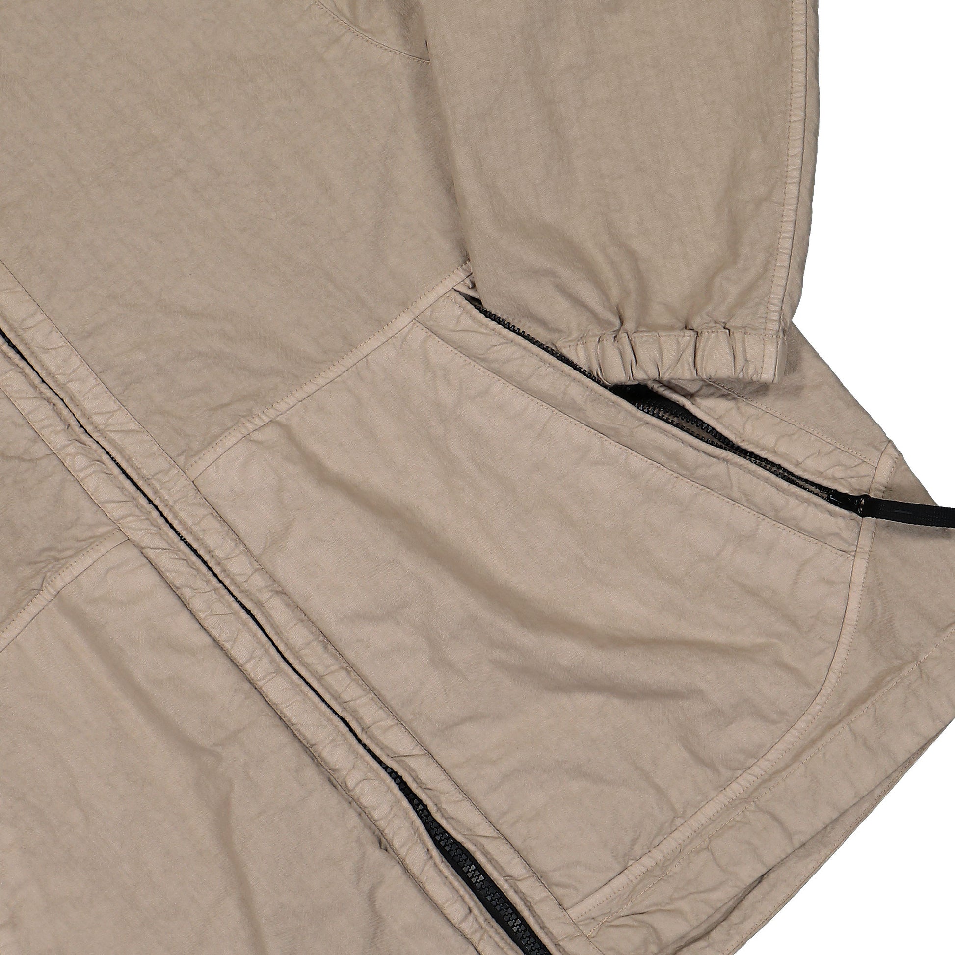 Stone Island Organic Look Nylon Panama-TC Jacket Desert  Jackets L1S154100053-S0069 V009A  Detail View 4 | GATE
