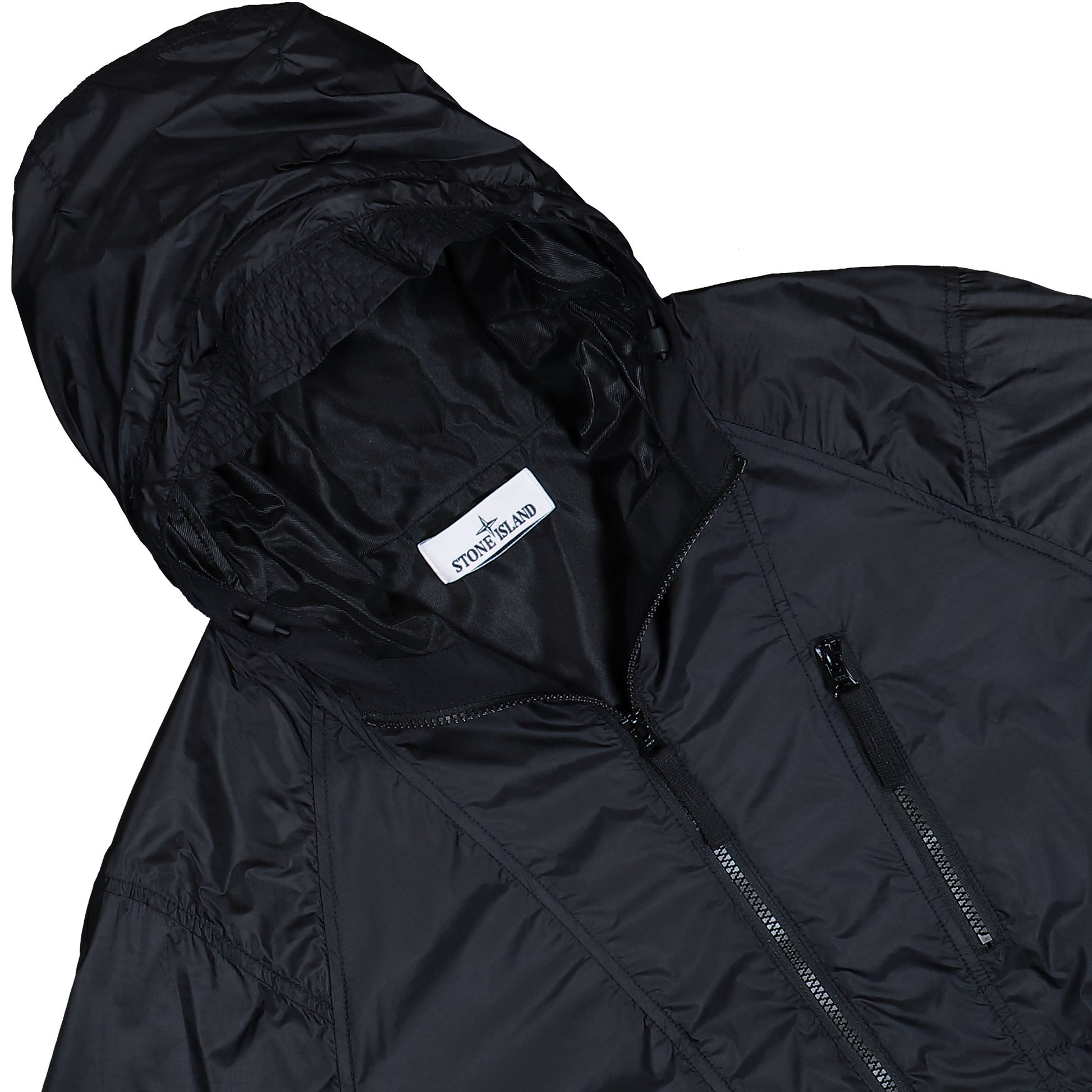 Stone Island Light Ripstop Cordura Jacket Navy Blue Jackets L1S154100057-S0163 V0020 Detail View 3 | GATE
