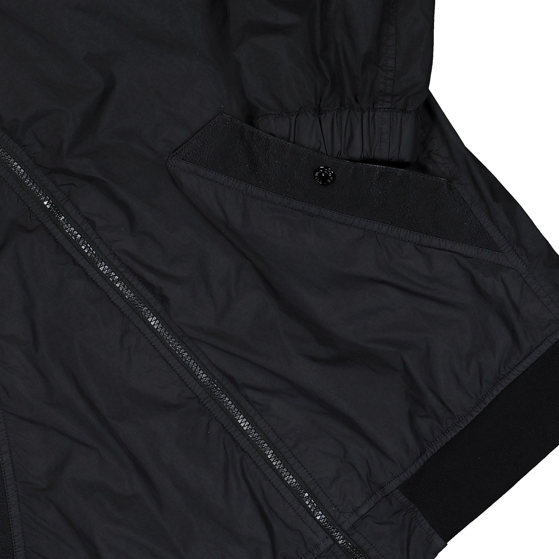 Stone Island Garment Dyed Crinkle Reps NY Jacket Black  Jackets L1S154100111-S0A23 V0029  Detail View 4 | GATE
