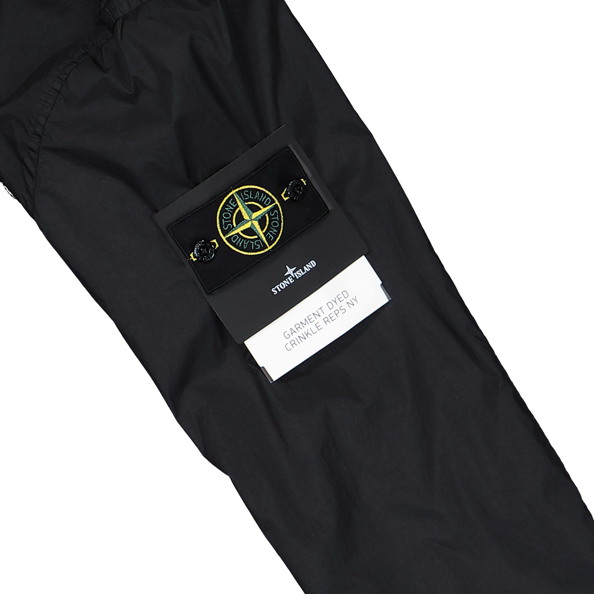 Stone Island Garment Dyed Crinkle Reps NY Jacket Black  Jackets L1S154100111-S0A23 V0029  Detail View 5 | GATE
