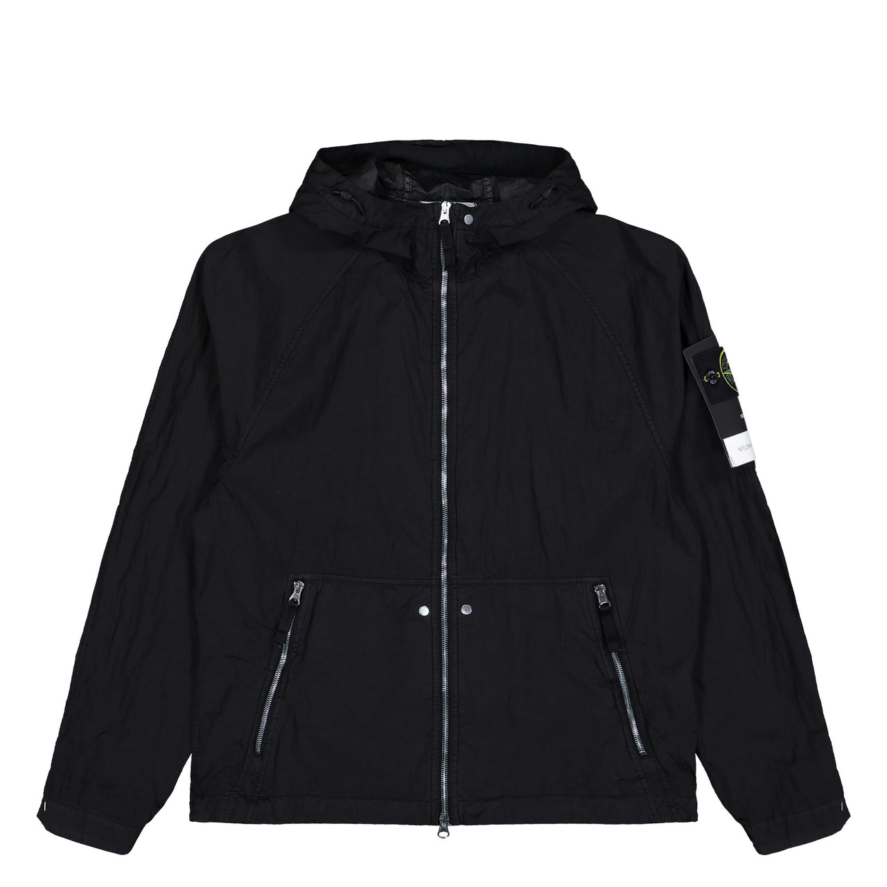Stone Island Nylon Metal Watro Short Parka Black  Jackets L1S154100119-S0020 V0029  Detail View 1 | GATE
