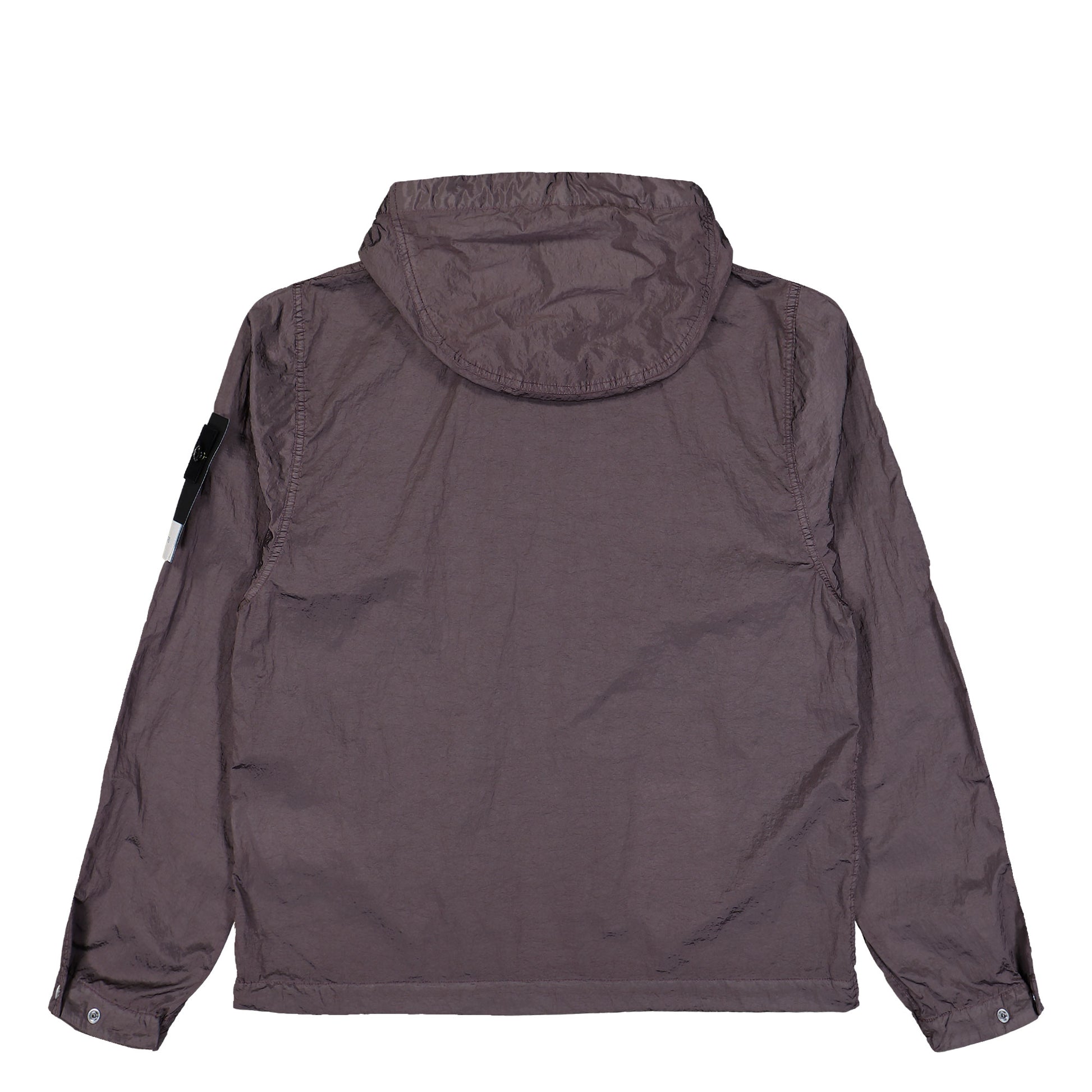 Stone Island Nylon Metal Watro Short Parka Purple Grey Jackets L1S154100119-S0020 V008F Detail View 2 | GATE
