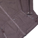 Stone Island Nylon Metal Watro Short Parka Purple Grey Jackets L1S154100119-S0020 V008F Detail View 4 | GATE
