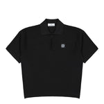 Stone Island Light Raw Hand Organic Cotton SS Polo Black  Shirts L1S155100021-S01B9 V0029  Detail View 1 | GATE
