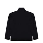 Stone Island Relaxed Fit Quarter Zip Knit LS Polo Black Sweatshirts L1S155100049-S01B0 V0029 Detail View 2 | GATE
