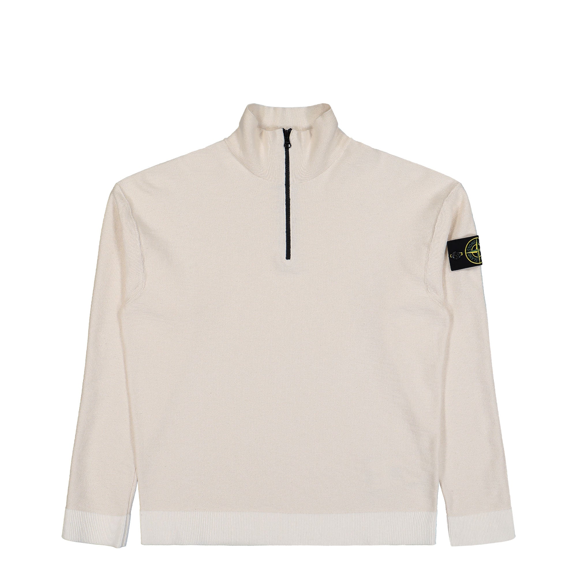 Relaxed Fit Quarter Zip Knit LS Polo | GATE