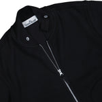 Stone Island Mesh Stich Organic Cotton Fleece Jacket Black  Tracksuit Tops L1S156100014-S0297 V0029 Detail View 3 | GATE
