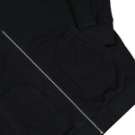Stone Island Mesh Stich Organic Cotton Fleece Jacket Black  Tracksuit Tops L1S156100014-S0297 V0029 Detail View 4 | GATE
